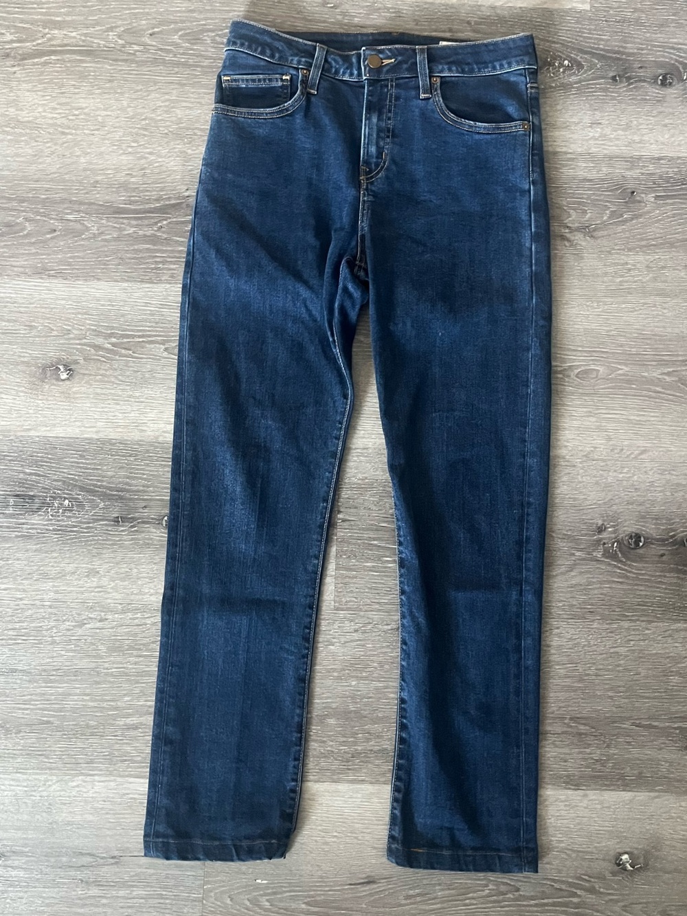 Aviator Best Travel Jeans Women’s Slim Straight Classic Indigo Size 26 Denim - Picture 3 of 16